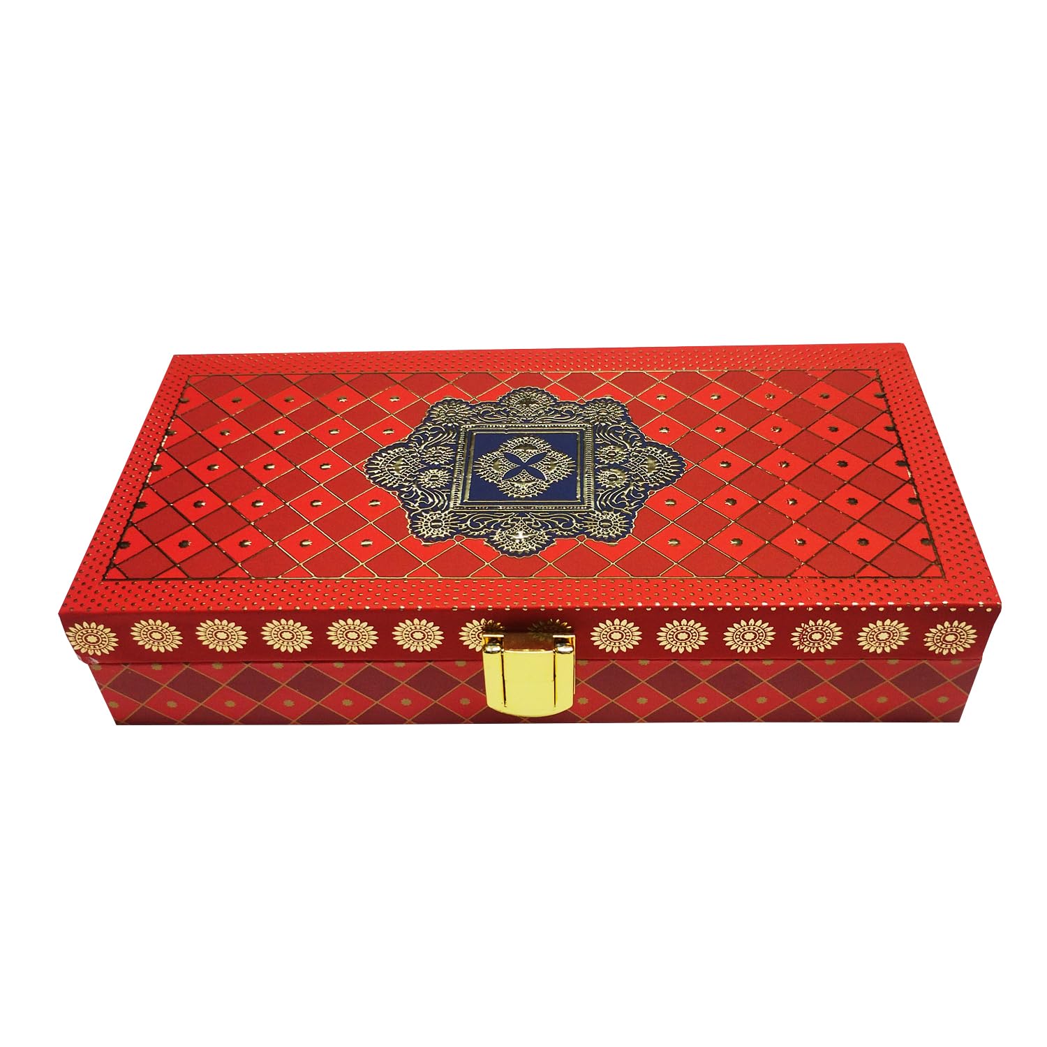 Gold Plated Cash Box - Secure Gift Storage -7