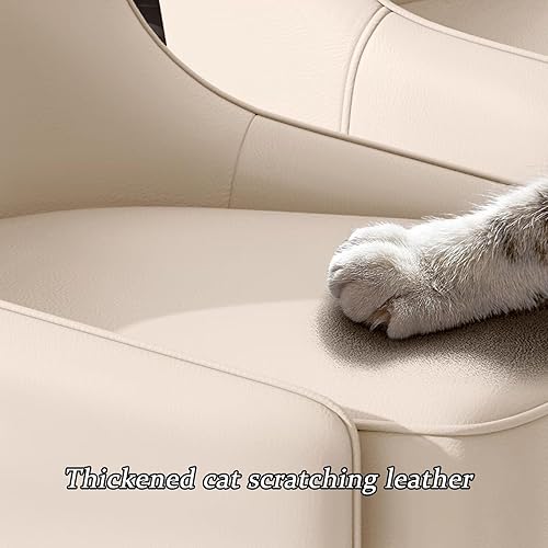 Miniatura 3 de JKGHK Dining Chairs Set of 2, Leather Living Room Chair, Upholstered Kitchen Chairs with Backrest, Armless Side Chair with Metal Leg, for Kitchen,