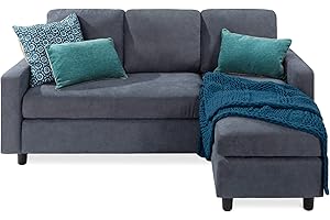 Best Choice Products Small Space Sectional Sofa for Cozy Living