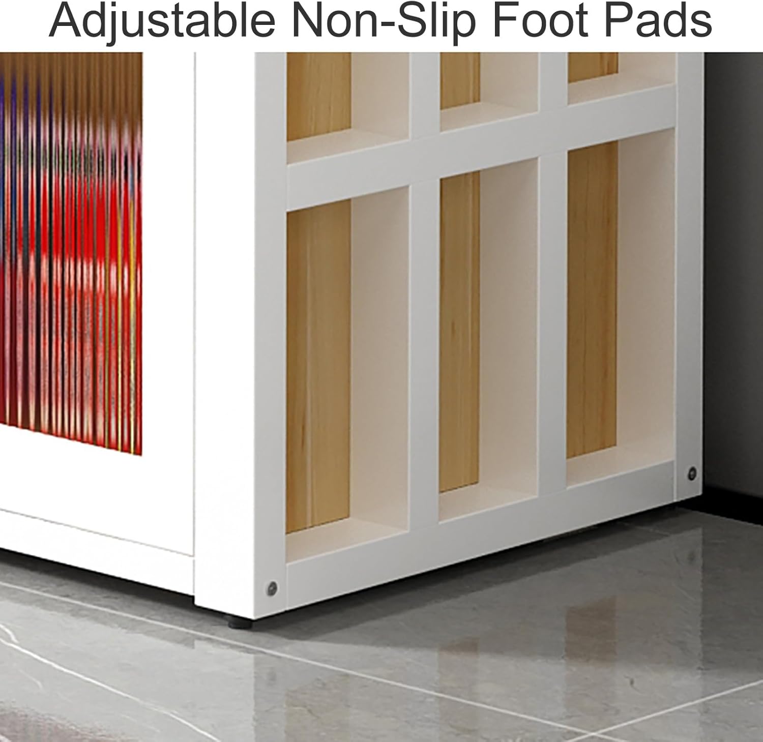 Fish Tank Cabinet, 10-40 Gallon Terrarium Table, Aquarium Stand, Reptile Tank Stand Heavy Duty(Black,60x45cm/24x18in)