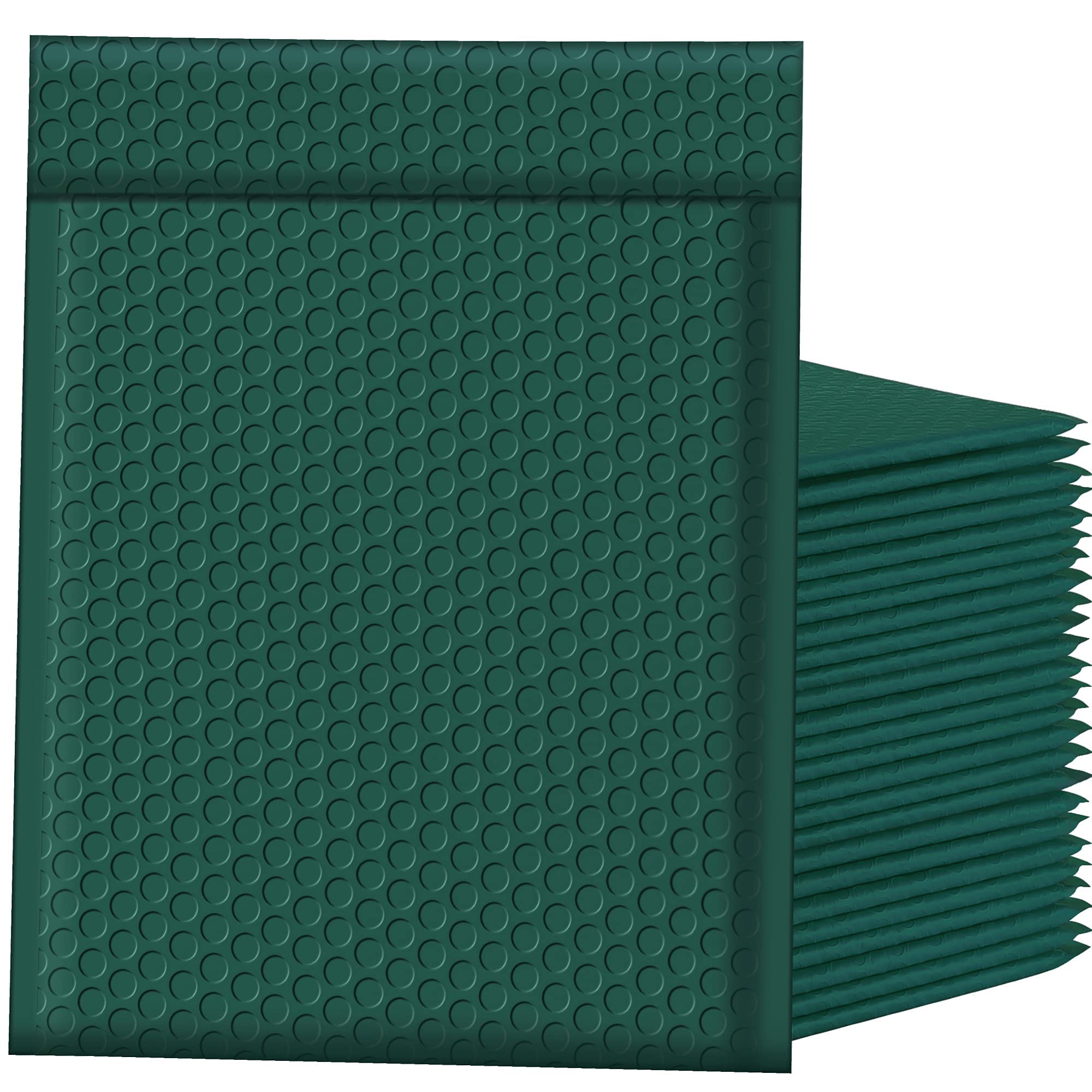 Famagic Bubble Mailers 8.5x12 Inches 40pc Ultramarine Green Shipping Bags Self Seal Adhesive Padded Envelopes Mailing Bags for Small Business Usable