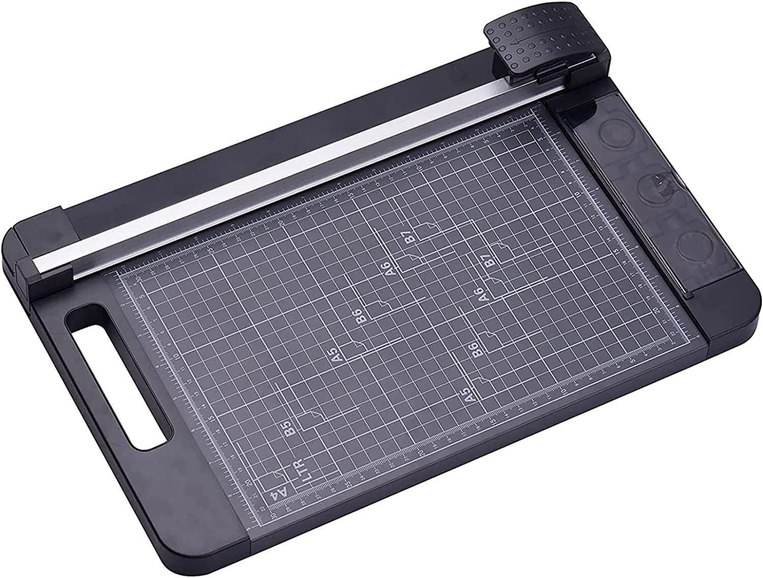 Taglierina Portatile A4 Piccola, taglierina Multifunzione con Lama di Sicurezza Integrata, Adatta for la laminazione di Carta e progetti Artigianali.