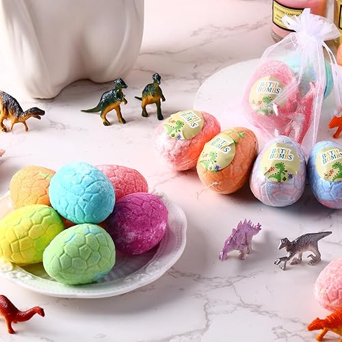 Miniatura 5 de Juego de 24 bombas de baño para niños, regalo de Navidad con bombas de baño envueltas individualmente, bolsa de organza y accesorios para recuerdos