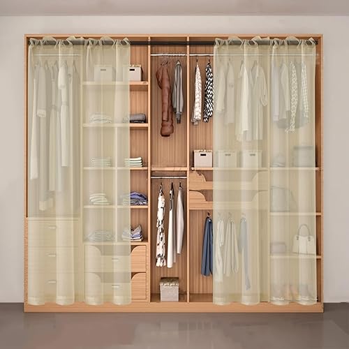 Miniatura 2 de AZRMT Cortinas traslúcidas grises para ventana pequeña de 63 in de largo para cocina, dormitorio o sala de estar, cortinas clásicas con bolsillo