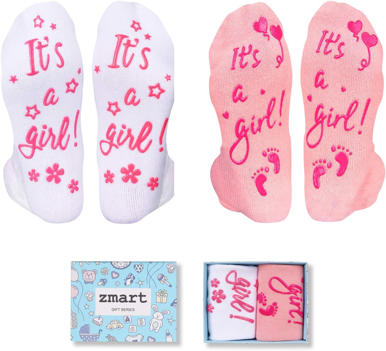 ZmartPregnancy Gifts for Pregnant Women - New Mom Socks, Maternity Gifts Labor Socks for Expecting Mom