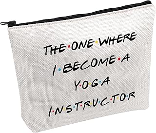 Yoga Lover Gift Yoga Instructor Makeup Bag Yoga Teacher Thank You Gift Future Yoga Instructor Gift Meditation Gift Zen Gift (Yoga Instructor)