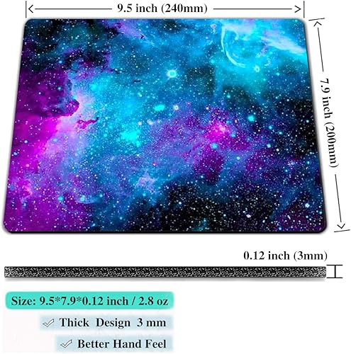 Miniatura 9 de IMAYONDIA Alfombrilla de ratón de mármol oro rosa, alfombrilla de ratón personalizada para juegos con diseños, moderna alfombrilla de mouse de