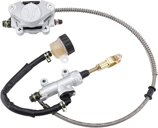 GOOFIT Rear Foot Disc Brake Master Cylinder Assembly with Oiler for 110cc 125cc 150cc 200cc 250cc ATV Quad Dune Buggy