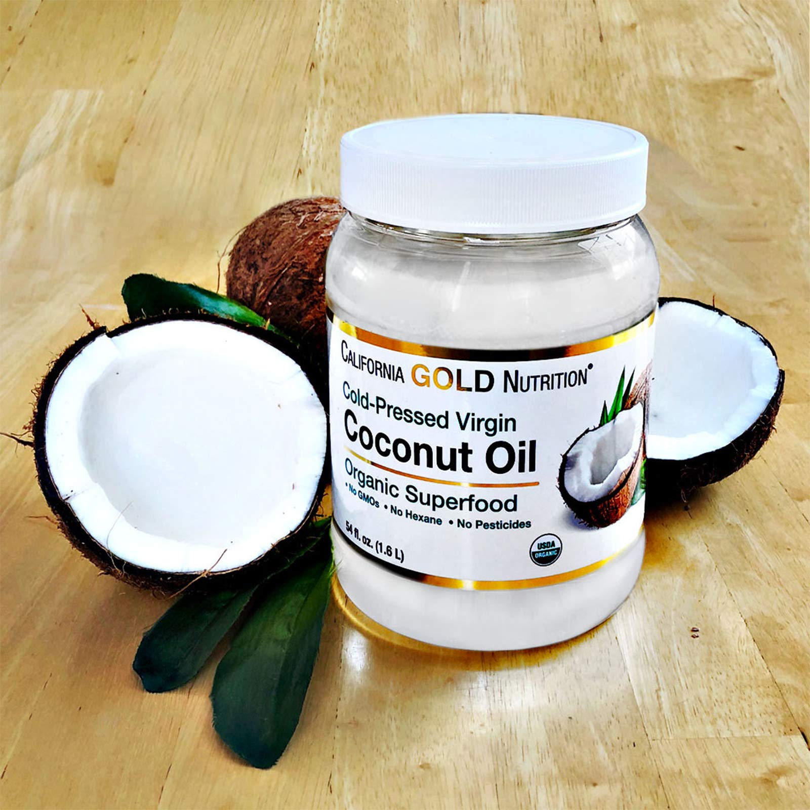 Buy Organic Coconut Oil, Extra Virgin, Unrefined, Certified USDA