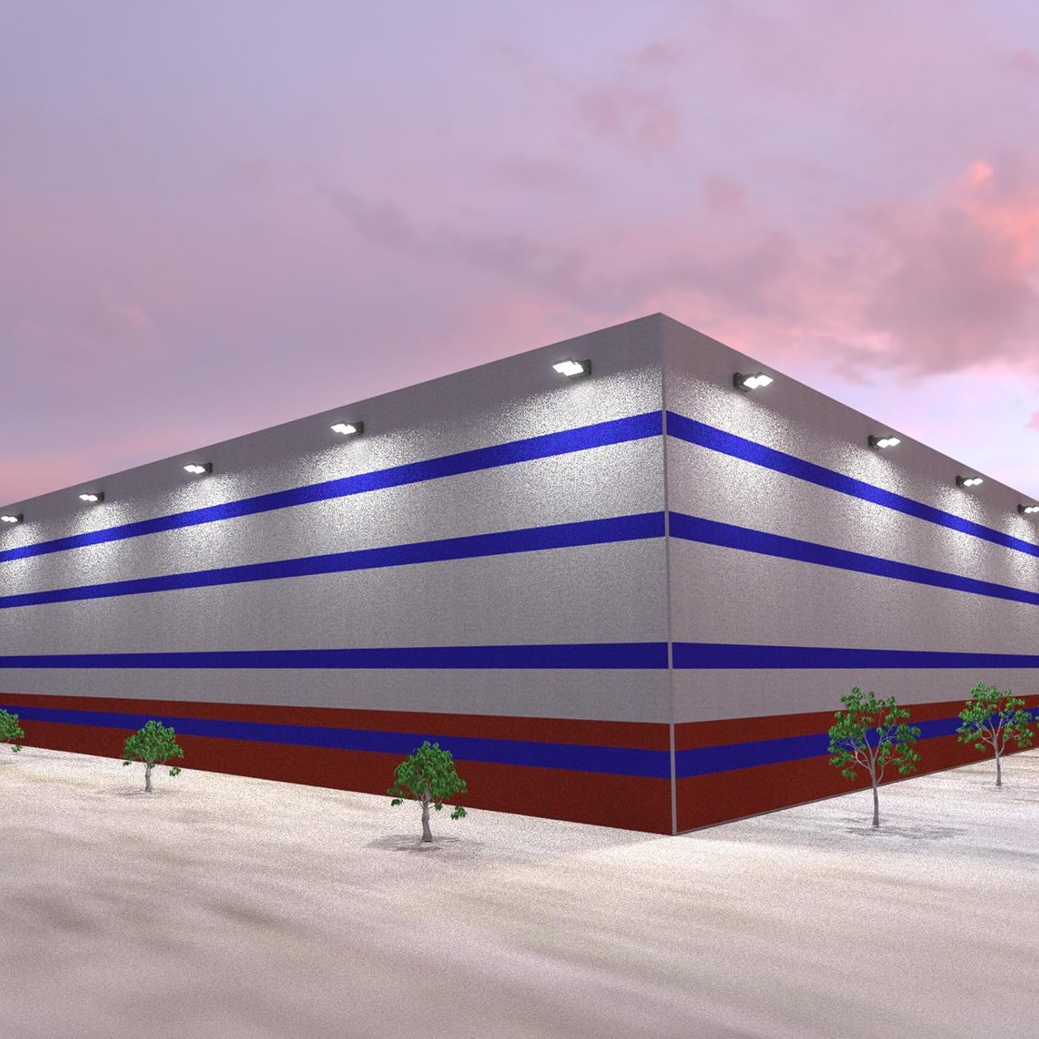 220W LED Wall Pack Lights, 360° Adjustable Panel with Dusk to Dawn Photocell, 100-277v 33000Lm 5000K Daylight, IP65 Waterproof & Advanced Heat Dissipation Outdoor Security Lighting-2Pack