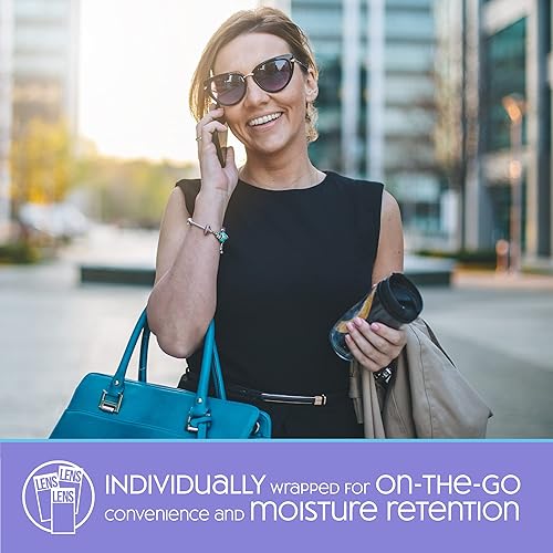 Miniatura 7 de Nice 'n Clean SmudgeGuard - Toallitas de limpieza de lentes (600 toallitas en total), toallitas prehumedecidas envueltas individualmente,