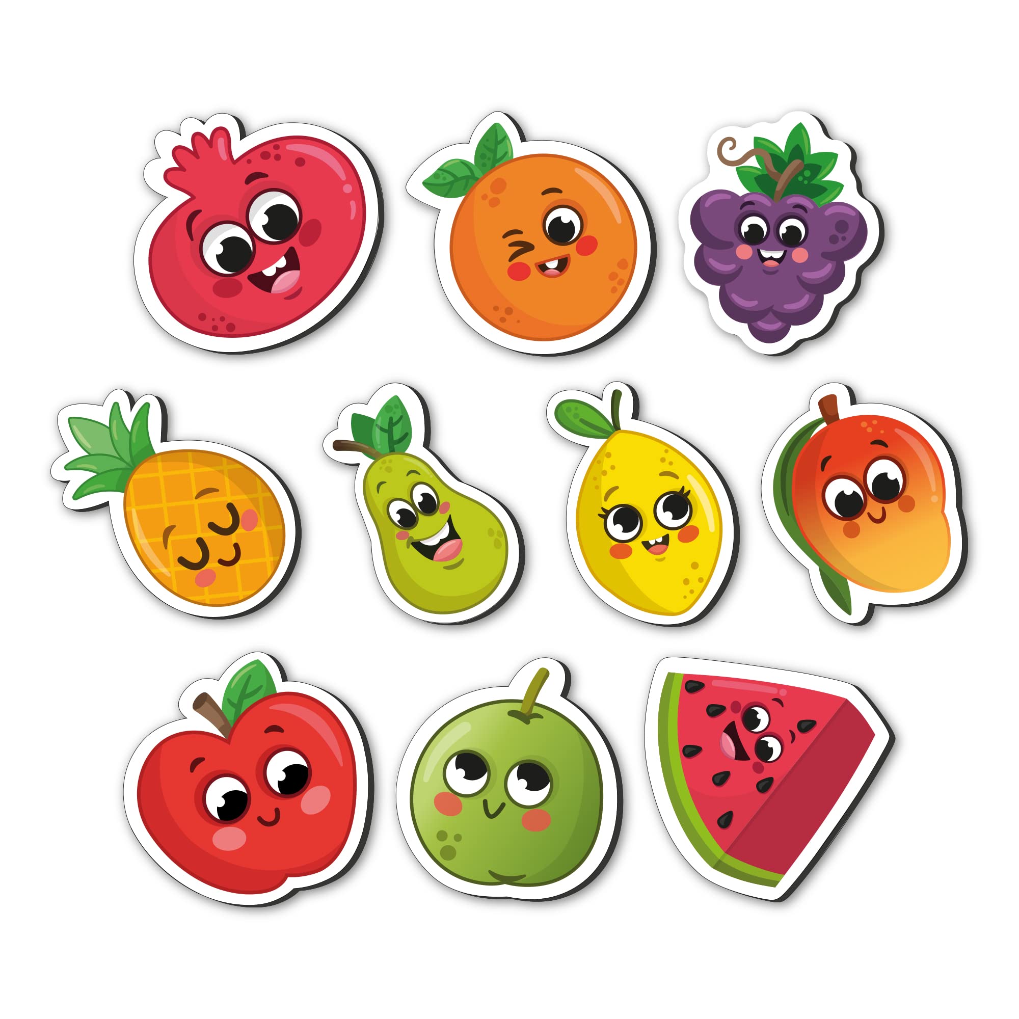 Mini Leaves Fruits Wooden Fridge Magnets |Colorful Shape Learning Toy Set | Preschool Refrigerator Magnet Toys for 3 4 5 Year Kids- Best Birthday Gifts for 3+ Years (B09YPV8MHY) Amazon Price History, Amazon Price Tracker