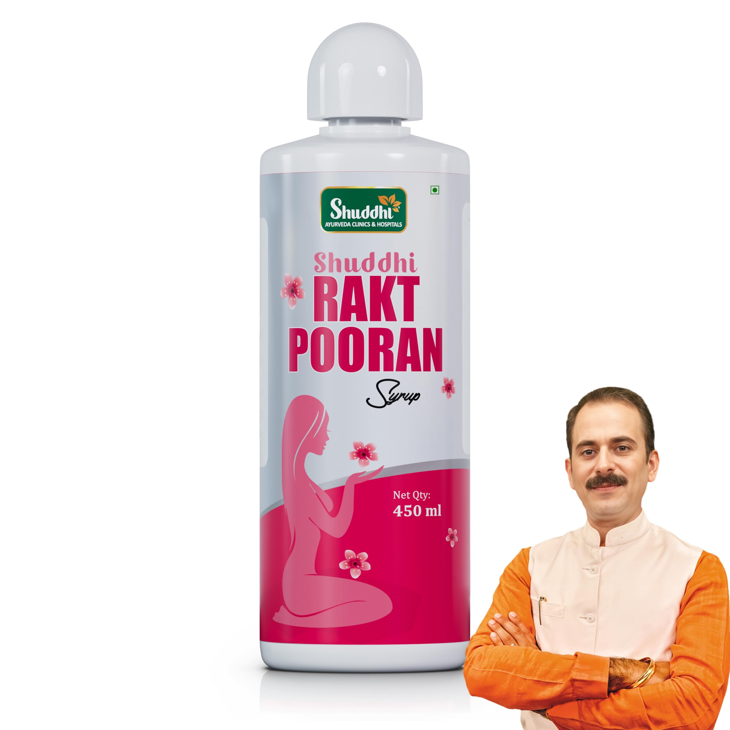 Shuddhi Rakt Pooran Syrup | Ayurvedic Women Wellness Tonic | Herbal Women Health Syrup | Natural Remedy for Vitality & Balance | 450ml-picture-16