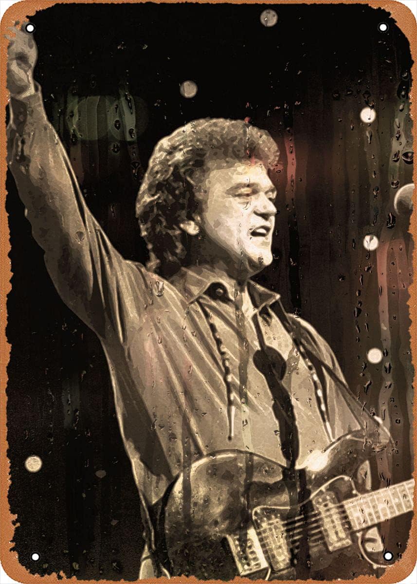 Metal Music Poster - Country Music Conway Twitty - 8"X12" Tin Signs Plaque Bar Pub Vintage Style Wall Decor