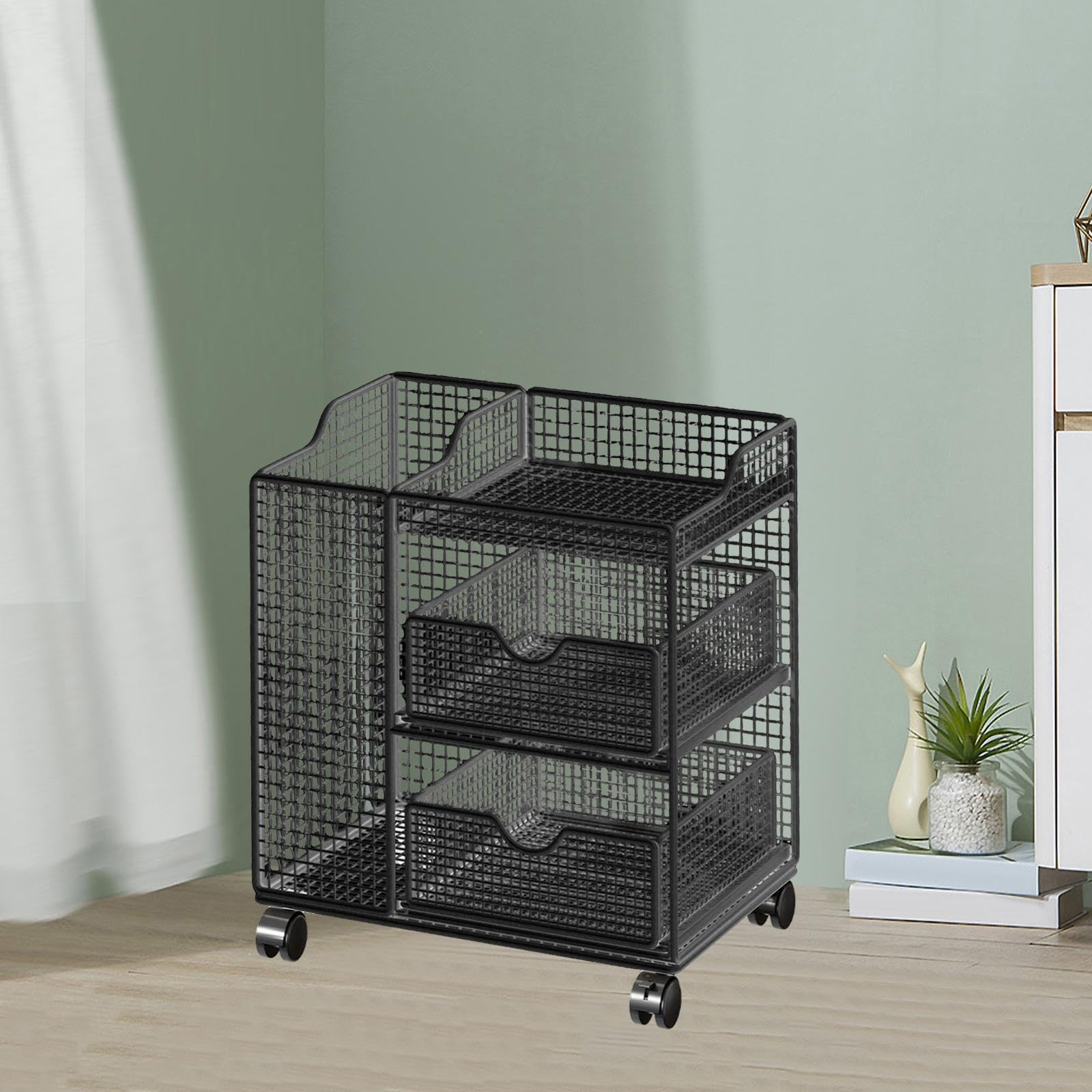 Przenośny stojak do przechowywania na kółkach do domowej siłowni, fitnessu, podnoszenia ciężarów, użytku wewnątrz i na zewnątrz - idealny do nizowania sprzętu i maksymalizacji przestrzeni