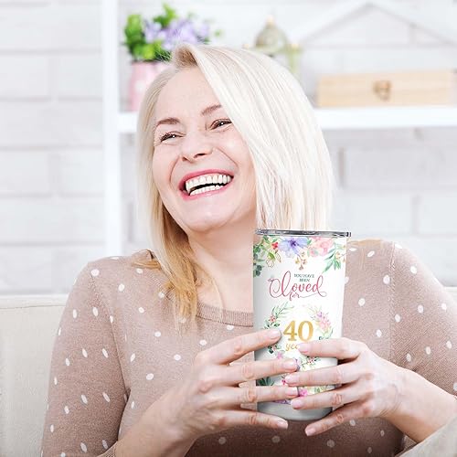 Miniatura 3 de Regalos de cumpleaños 75 para mujeres, ideas de regalo de vaso de cumpleaños de 75 años, regalo de feliz cumpleaños de 75 años para mamá, abuela,