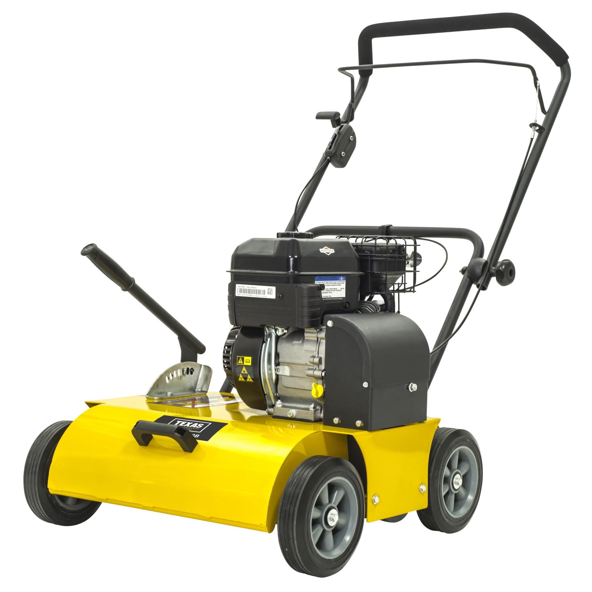 Texas Profi Rasen Vertikutierer Rasenlüfter Garten Benzin Pro Cut 461B B&S XR950 | 208ccm | 6,1PS | 4-Takt | 46cm Arbeitsbreite | 4500Watt | 48 Messer | Profigerät; für gewerbliche Nutzung geeignet