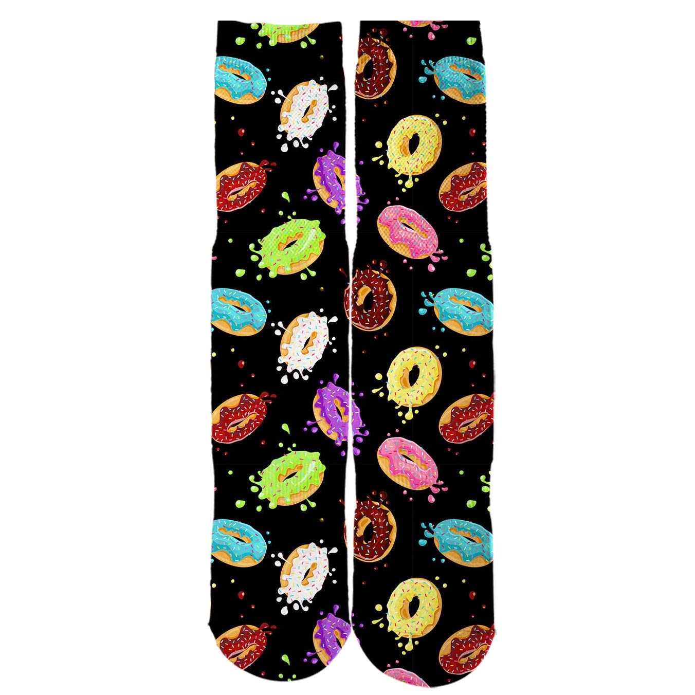 Kacolor SoxFunny Novelty Socks Food Hamburg Pizza Sushi Milk 3D Printed Mens Crazy Creative Tube Socks
