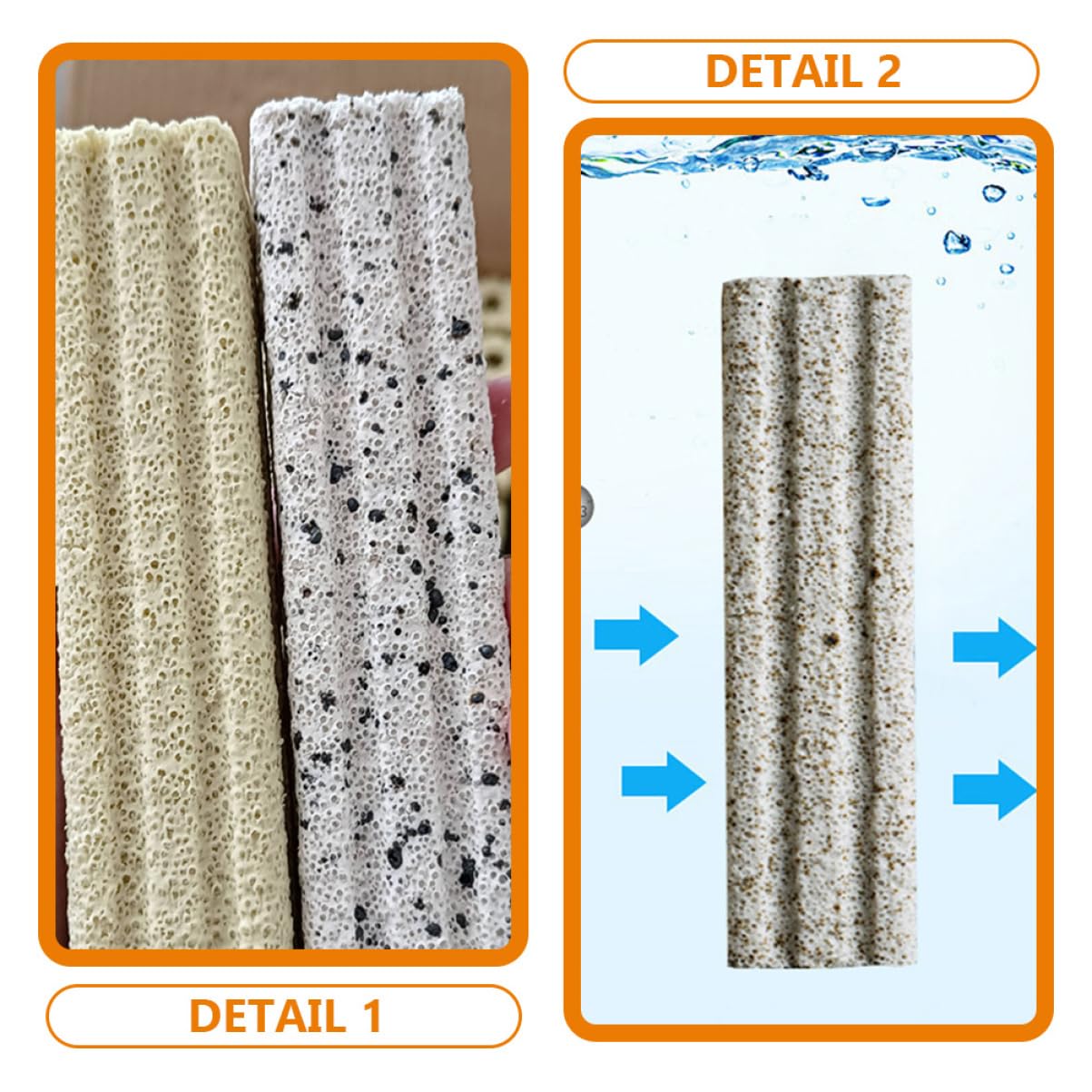 Happyyami 10stücke Fischtank Filtermaterial Wiederverwendbare Filtermedien Für Aquarien Und Teiche Hochporöses Quarz Für Effektive Wasserreinigung Für Biologische Und Mechanische