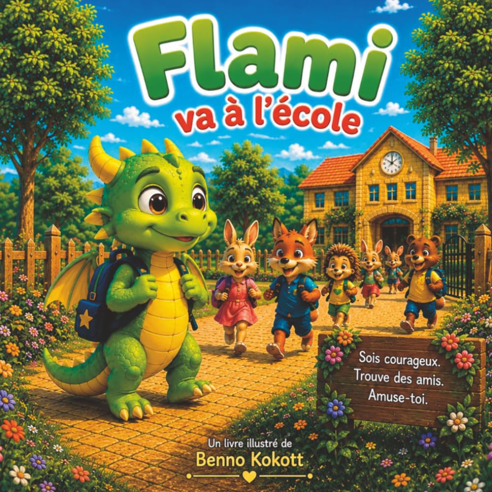 Flami va à l’école (FLAMI – Histoires de courage pour enfants)