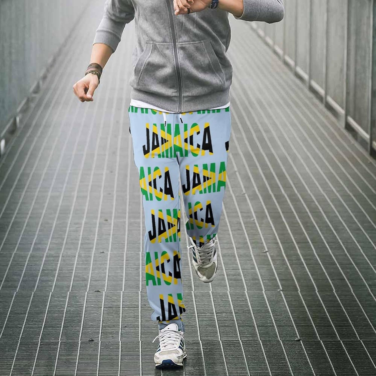 Jamaican Flag Men's Sweatpants Novelty Jogging Pants Sports Running Bottoms Trousers Women
