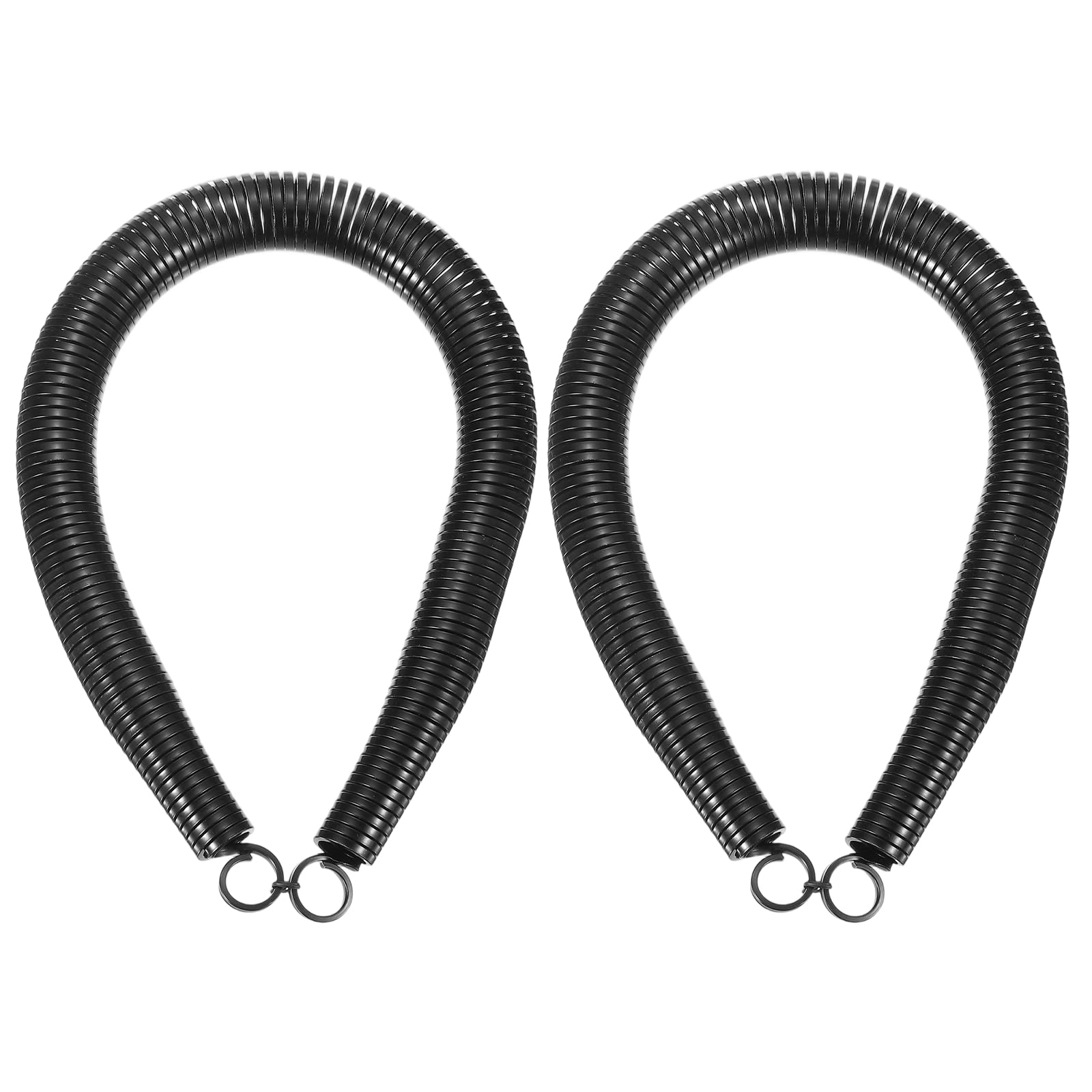 sourcing map 2pcs PVC Spring Tube Bender 27.5mm OD 520mm Long Conduit Pipe Bender Bending Spring for Pipe Bending Devices in Home Hydropower, Black