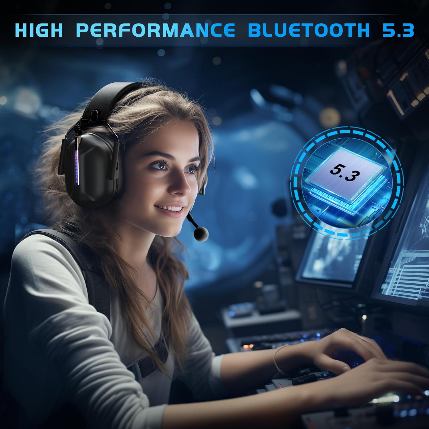 User enjoying high-performance Bluetooth 5.3