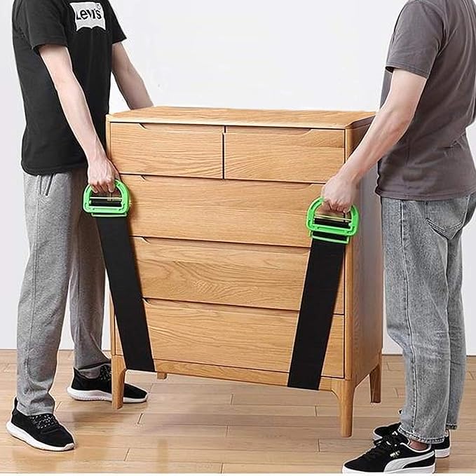 Moving Straps, Furniture Moving Belt Lifting and Moving System Adjustable Forearm Shoulder 2