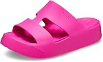 Crocs Getaway Platform H-Strap Sandales pour femme, Sandales Wedge pour les femmes