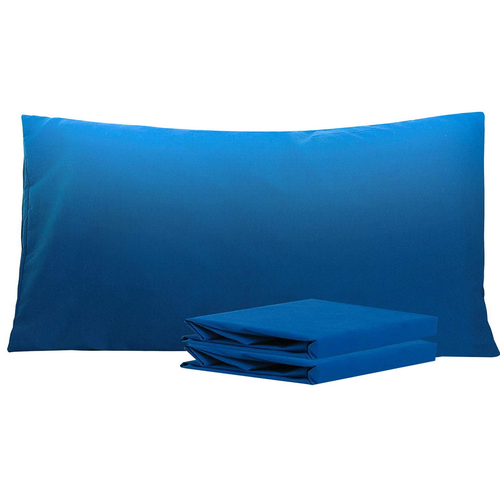 NTBAY California King Microfiber Pillowcases, 2 Pack, 20 x 40, Royal Blue | Soft Brushed Microfiber with Envelope Closure, Set of 2 California King 20 x 40 Inch Pillowcases, Pillow Inserts Not Included