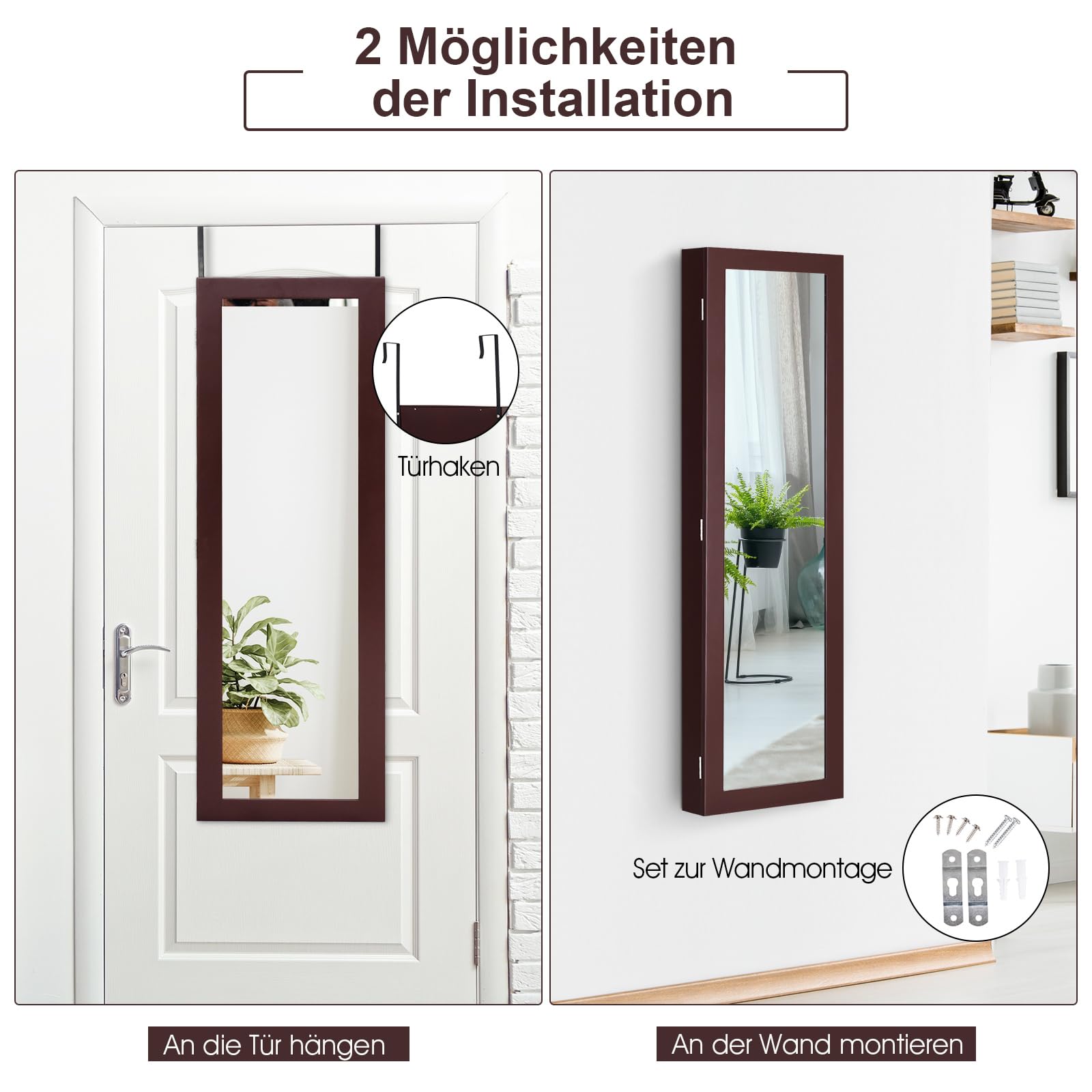 LYVION Make-up Spiegel Staand Zwart Spiegels Tafelspiegel Cosmeticaspiegel Spieg