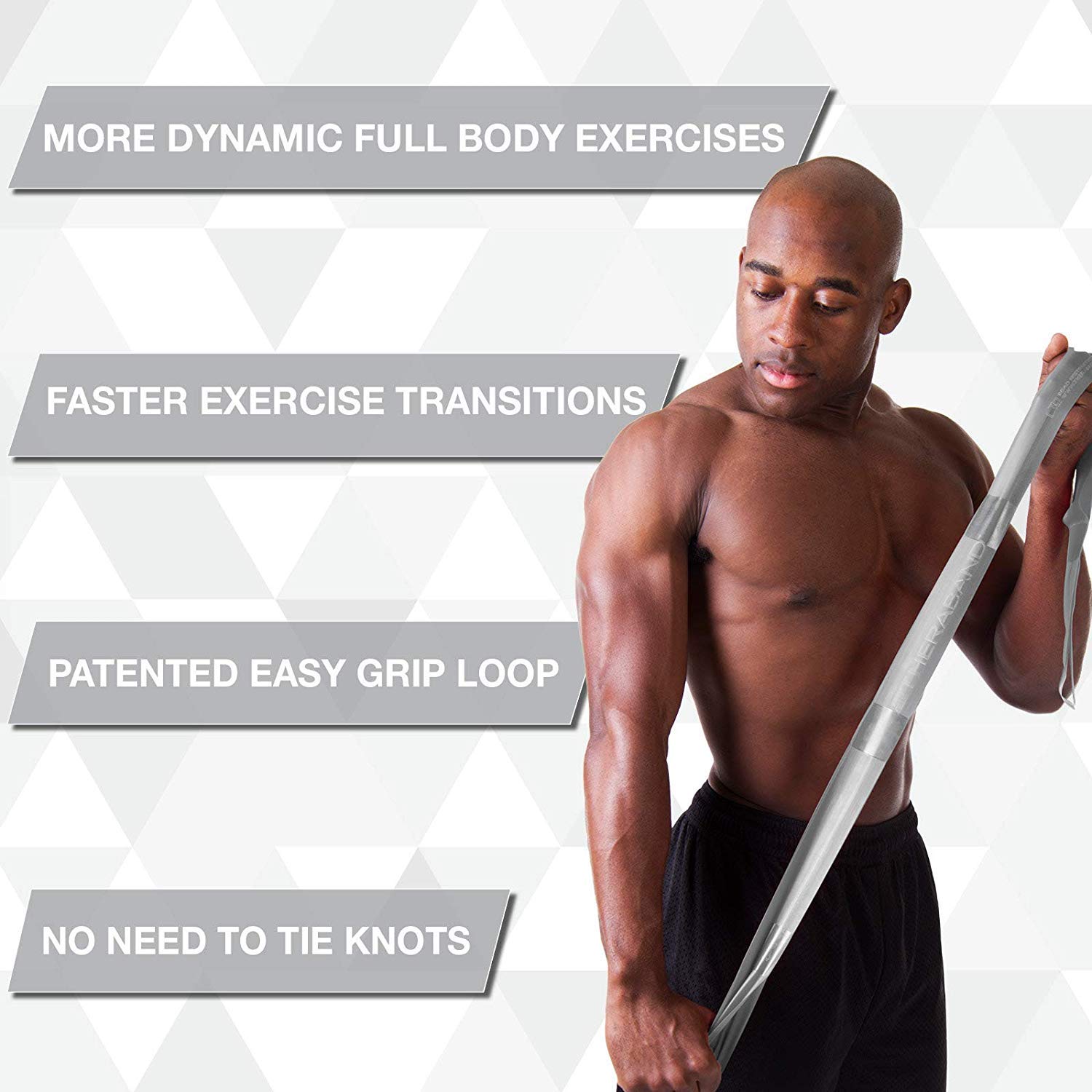 THERABAND CLX Latex-Free Resistance Band, Pilates, Home Gym, HIIT, Physical Therapy, Rehab & Fitness Equipment, 22 Metre - Image 2