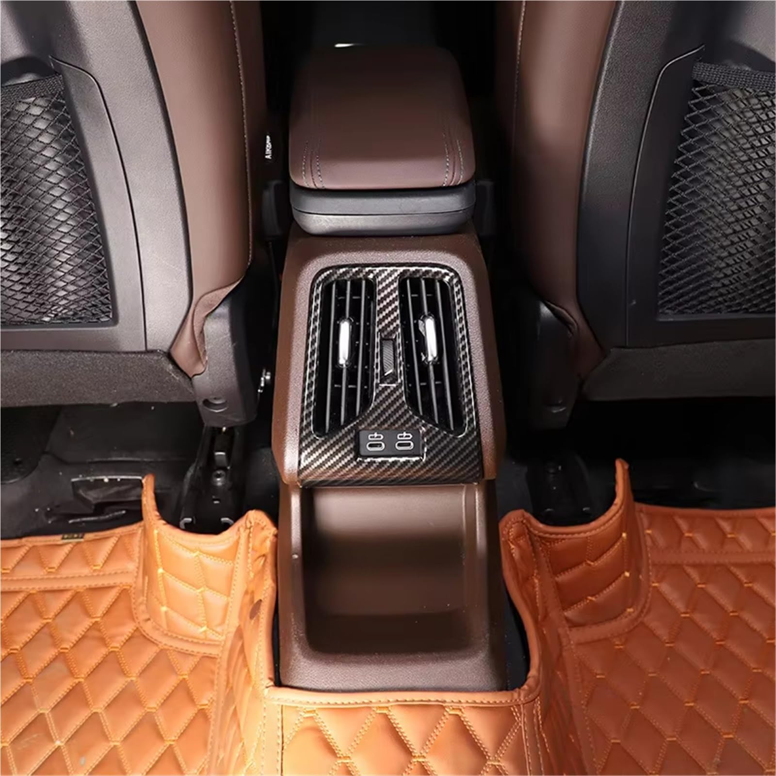 Compatible Con Para X2 U10 2023 2024 Cubierta Salida Ventilación Aire Acondicionado Trasero Coche Pegatina Embellecedora Accesorios Interiores