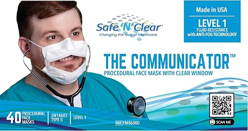 Communicator Surgical Mask (40 pack) | Medical Grade Disposable Face