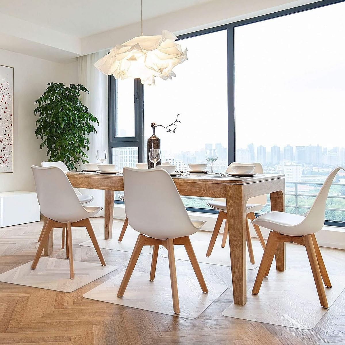 Alfombra de vinilo de alta calidad para sala de estar, alfombrilla transparente para silla de oficina, protector de parquet resistente a los arañazos, alfombra de cocina para el hogar (transparente
