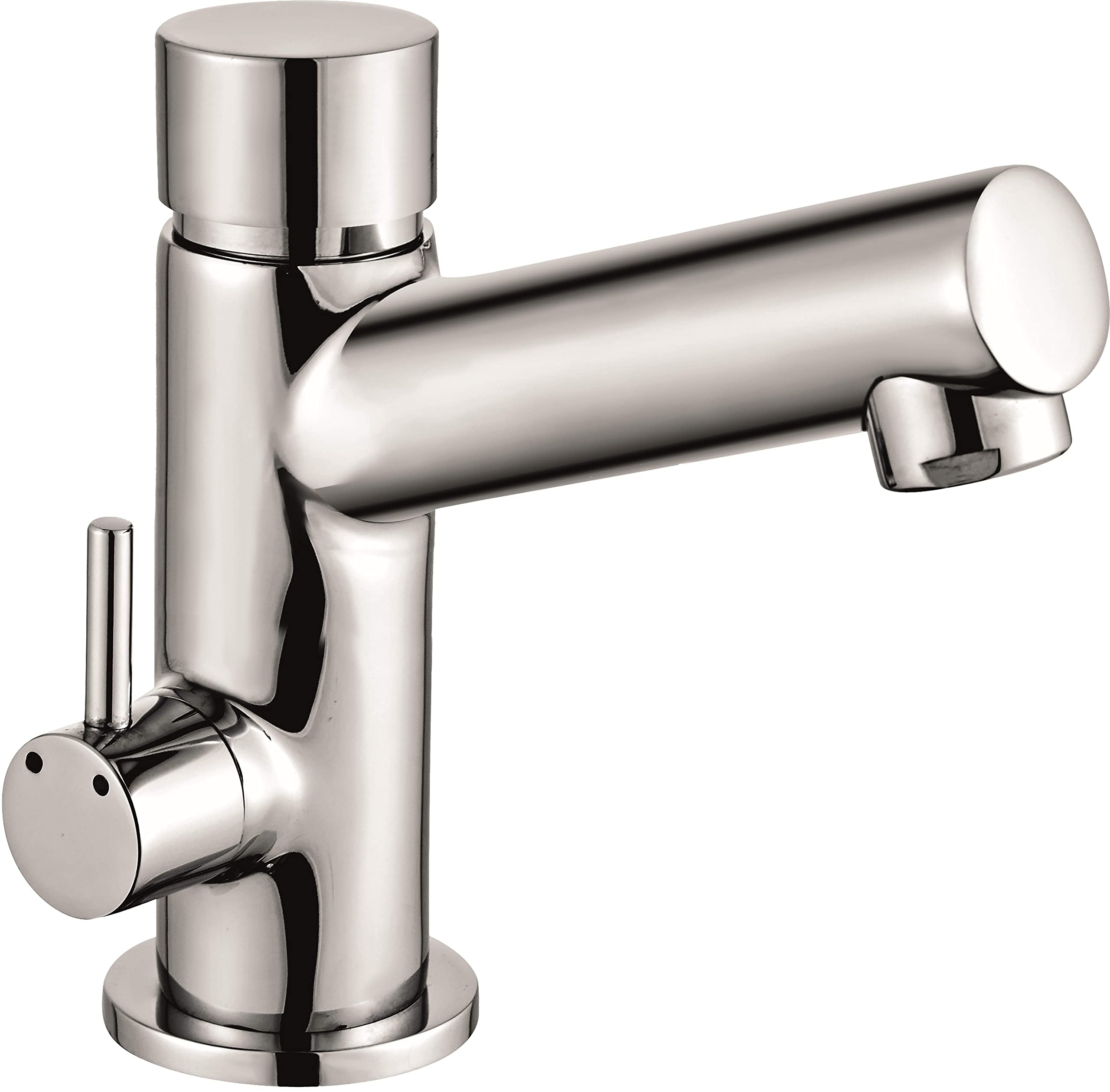 Mitigeur de lavabo temporisé avec bouton poussoir - Tecom