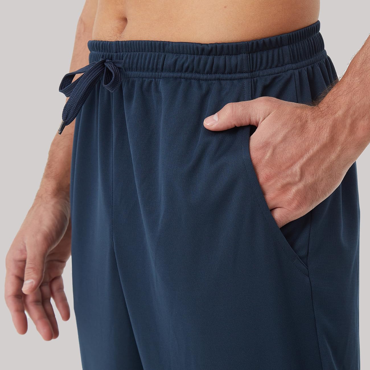 DWUGD'L 3Pack Men's Lightweight Sweatpants with Pockets Open Bottom Athletic Pants for Workout,Jogging,Gym,Running,Training - Image 5