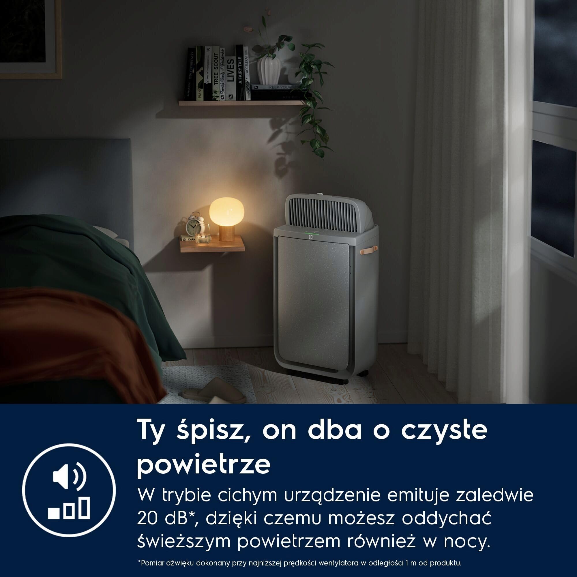 Electrolux EPU72571UG Pure Multi 700 oczyszczacz powietrza, 2 w 1, z wentylatorem, podłączony, 4-stopniowy filtr, jasnoszary