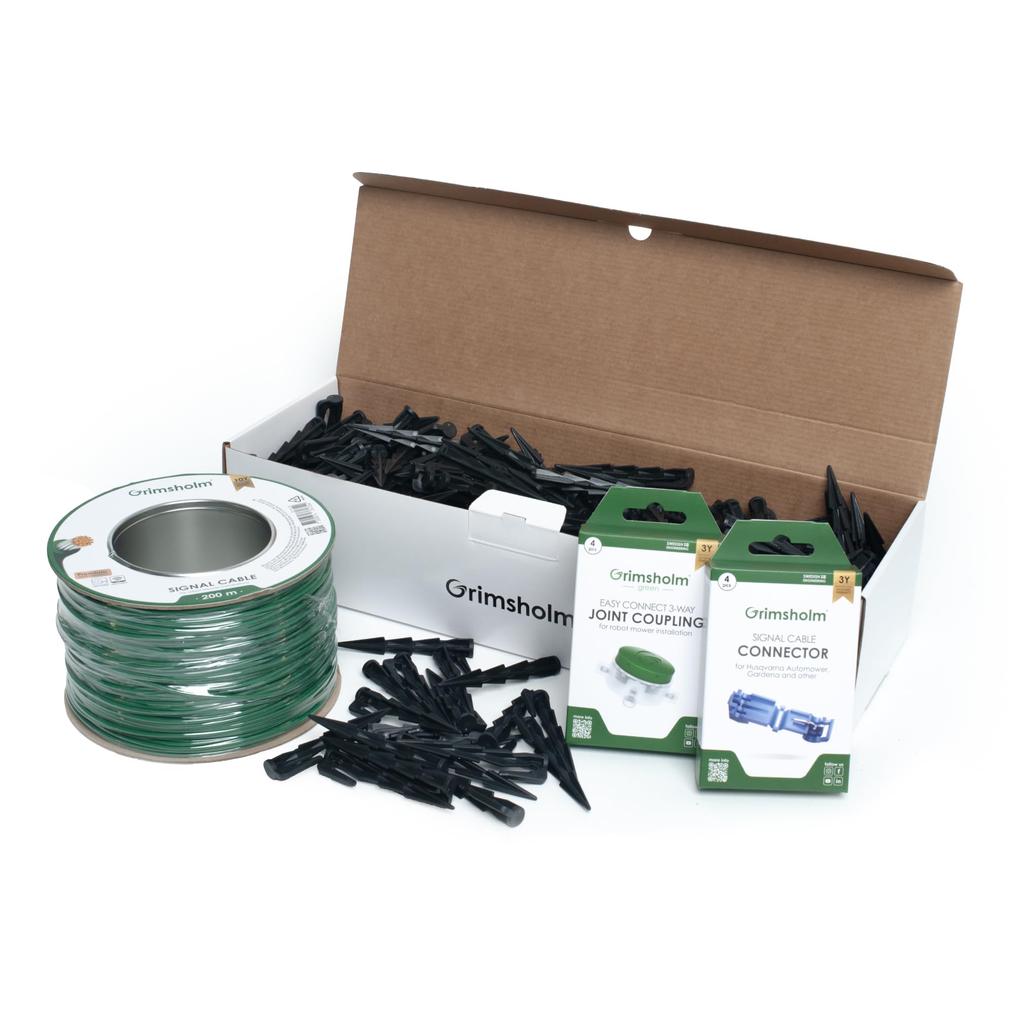 Kit de instalación para robot cortacésped, Meidum.