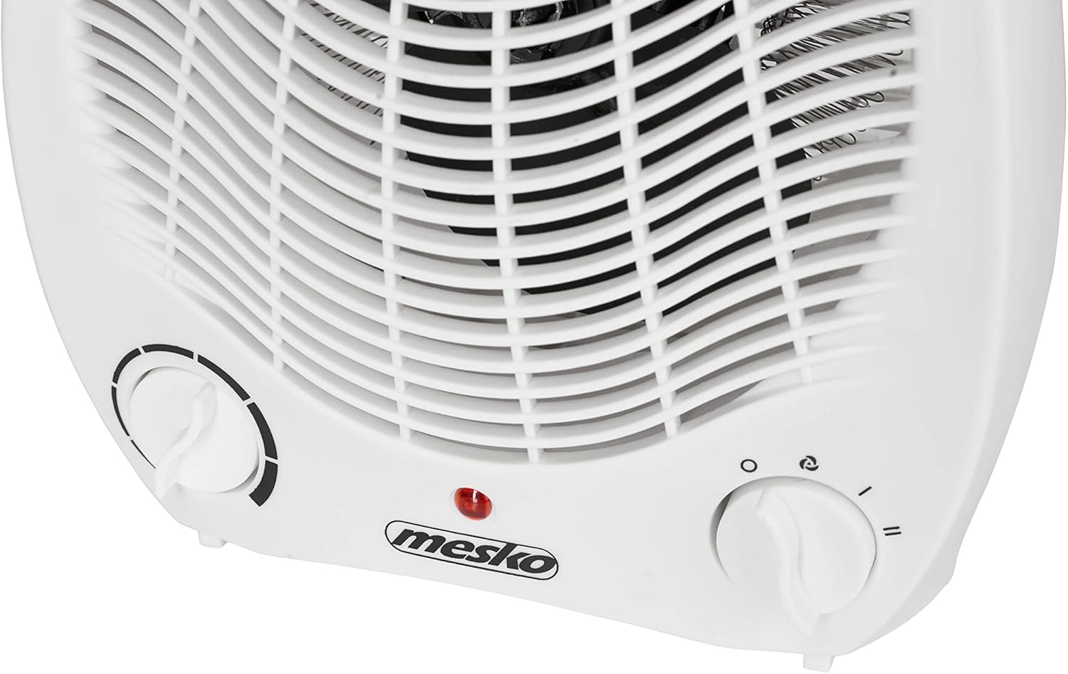 Mesko MS7719 Portable Electric Fan Heater control panel close-up