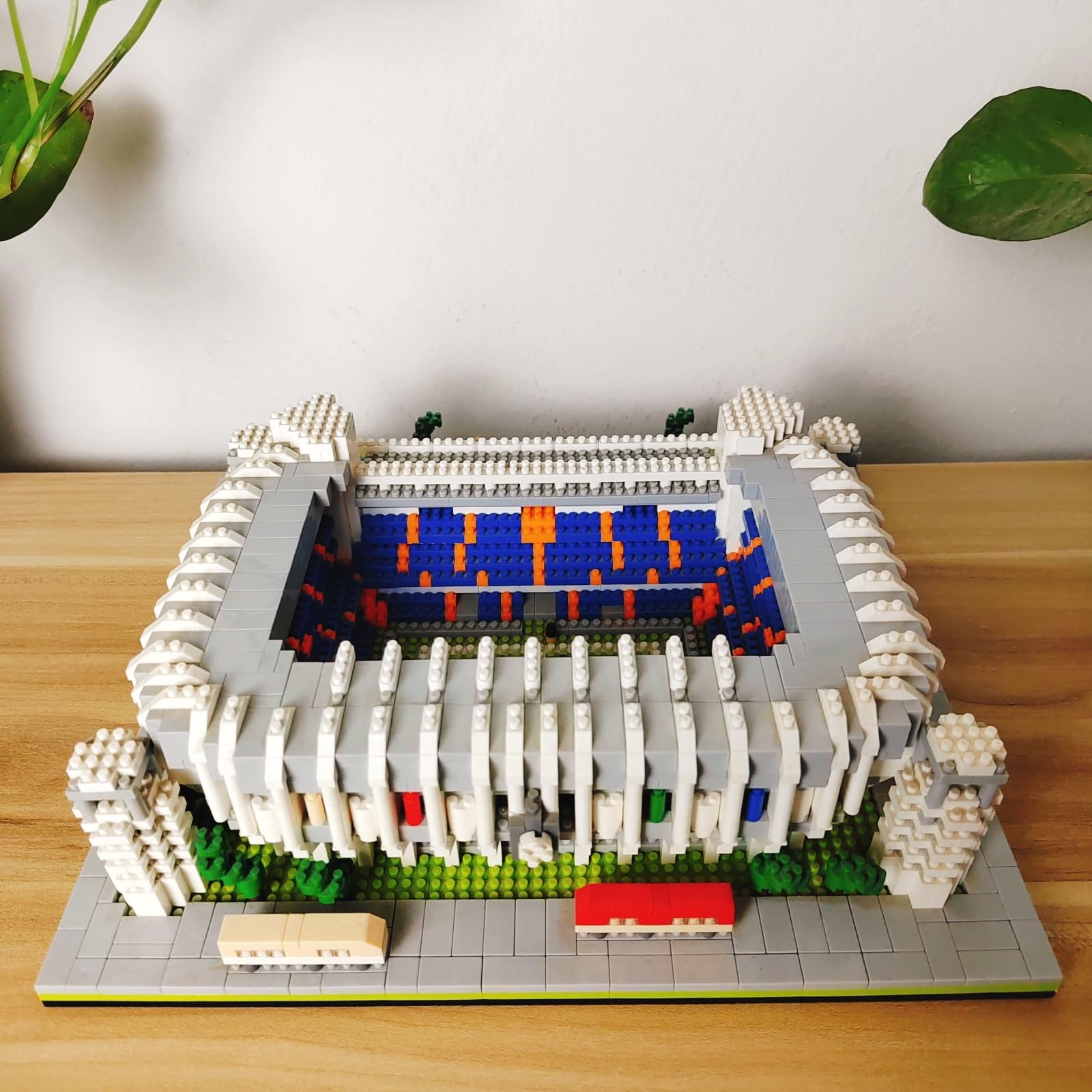 El Conjunto de Bloques de construcción arquitectónica Micro Mini de Estadio de fútbol - Juguete entretenido para Adultos Aficionados al fútbol