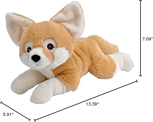 Miniatura 2 de Wild Republic Ecokins, Zorro Fennec, animal de peluche, 12 pulgadas, regalo para niños, juguete de peluche, hecho de botellas de agua recicladas