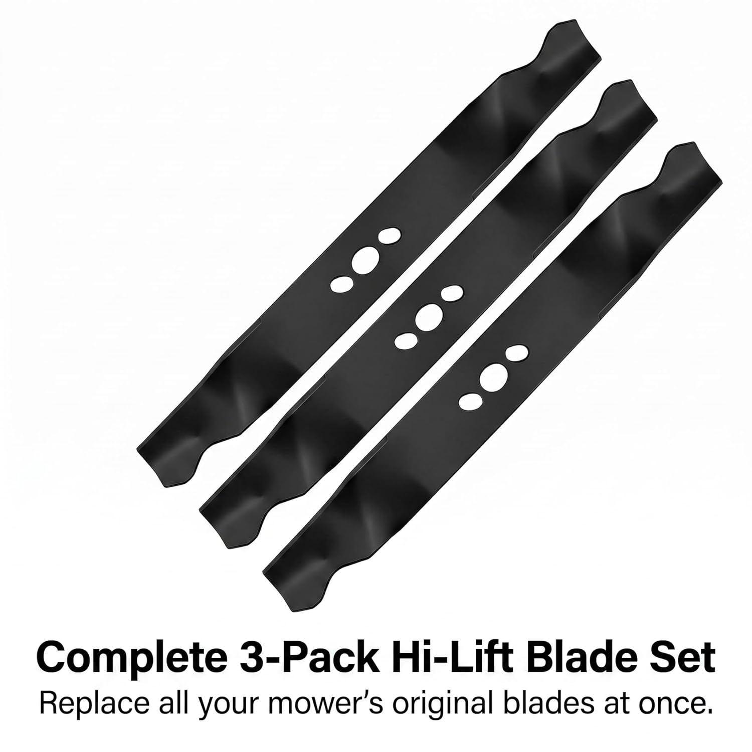 20 Inch Mulching Blade 2105300125A, Lawn Mower Blade Replacement for Daye, Hyper Tough, Murray Walk-Behind Mower Deck, Fit MNA152505 MNA152701 MNA152516, Replaces 212-9903, 355-101 (3 Pack)