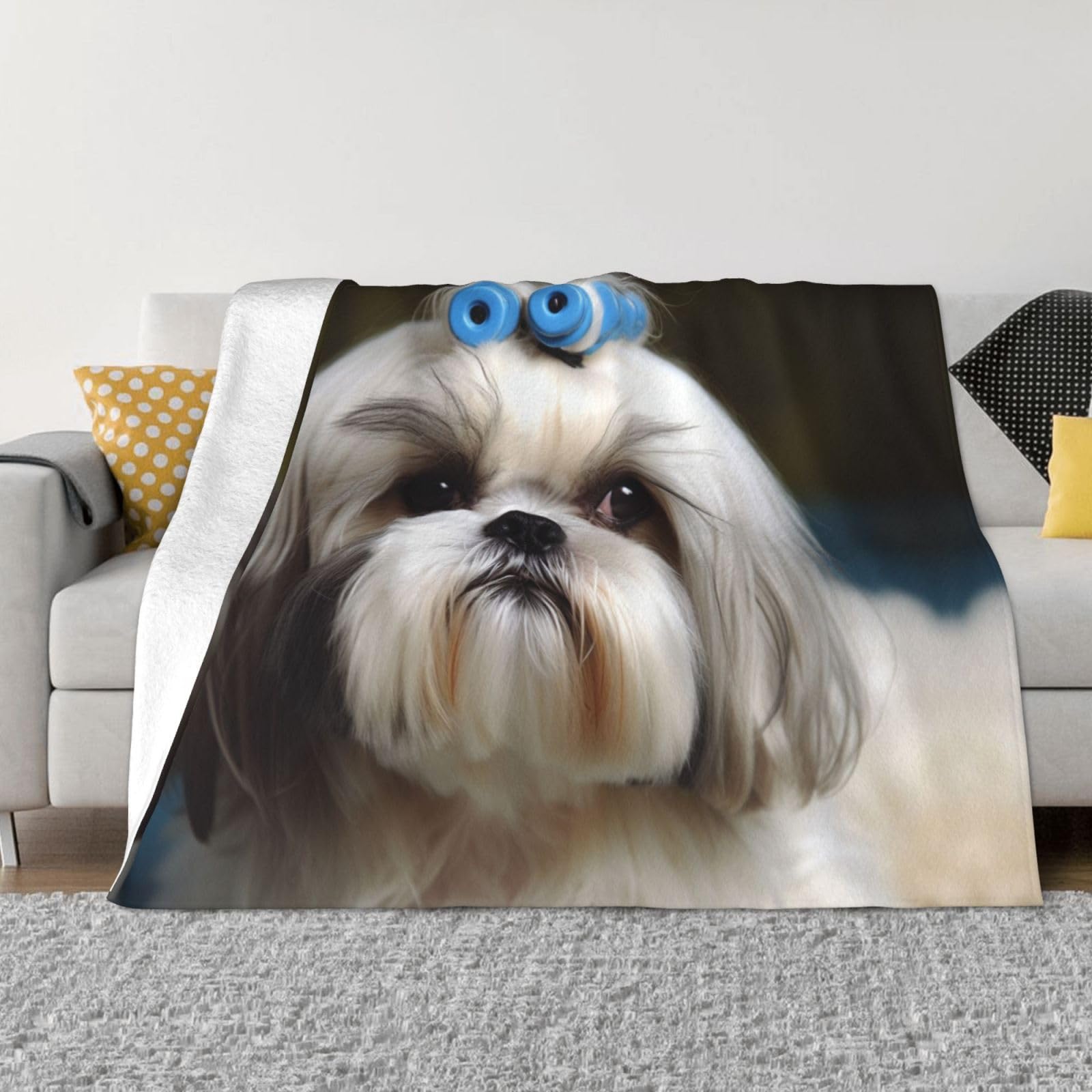 Couverture imprimée Shih Tzu : emportez l'amour de votre chien partout
