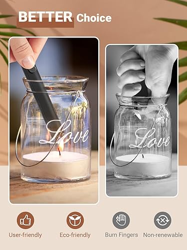 Miniatura 8 de Encendedor de plasma eléctrico recargable por USB con bloqueo de seguridad - para el hogar, cocina, barbacoa, camping