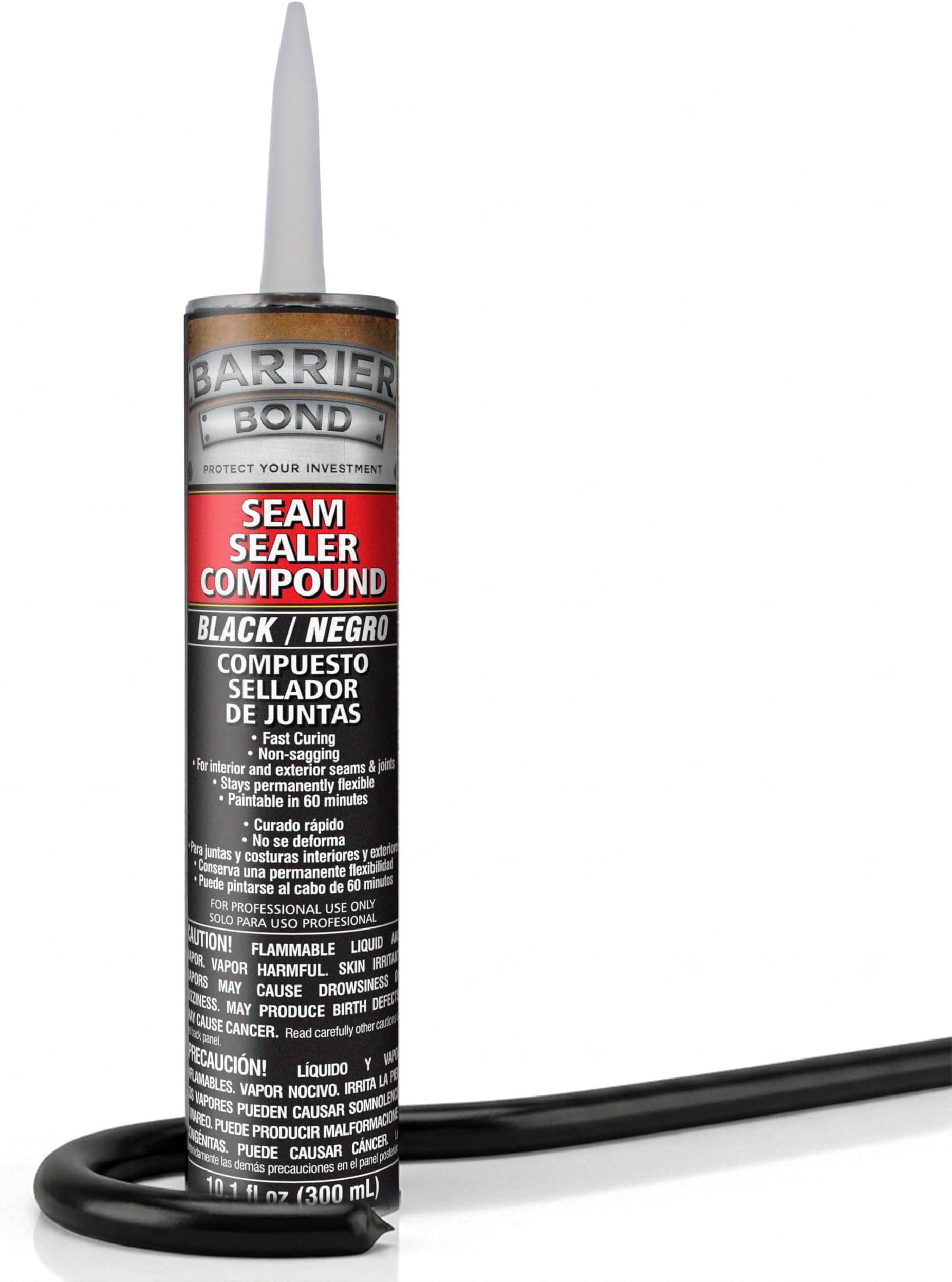 Custom Shop Barrier Bond Black Seam Sealer Compound - 10.1 fl. Ounce Tube