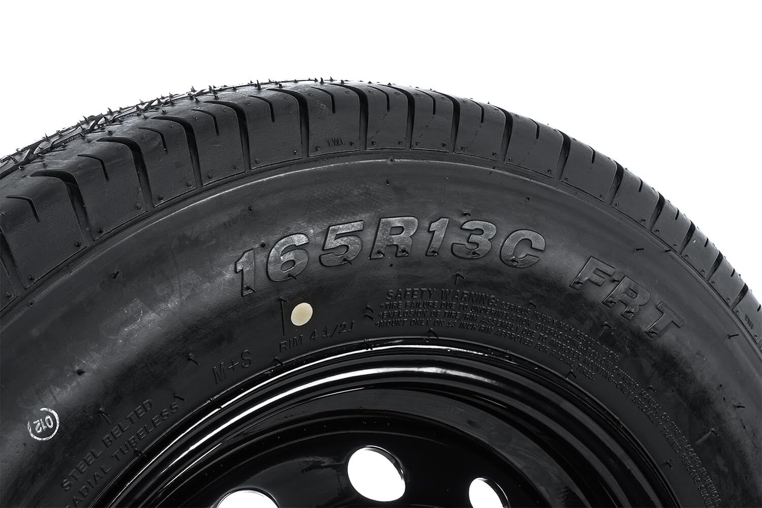 UNITRAILER LINGLONG Rimorchio rinforzato Ruota 165/80 R13C Nero