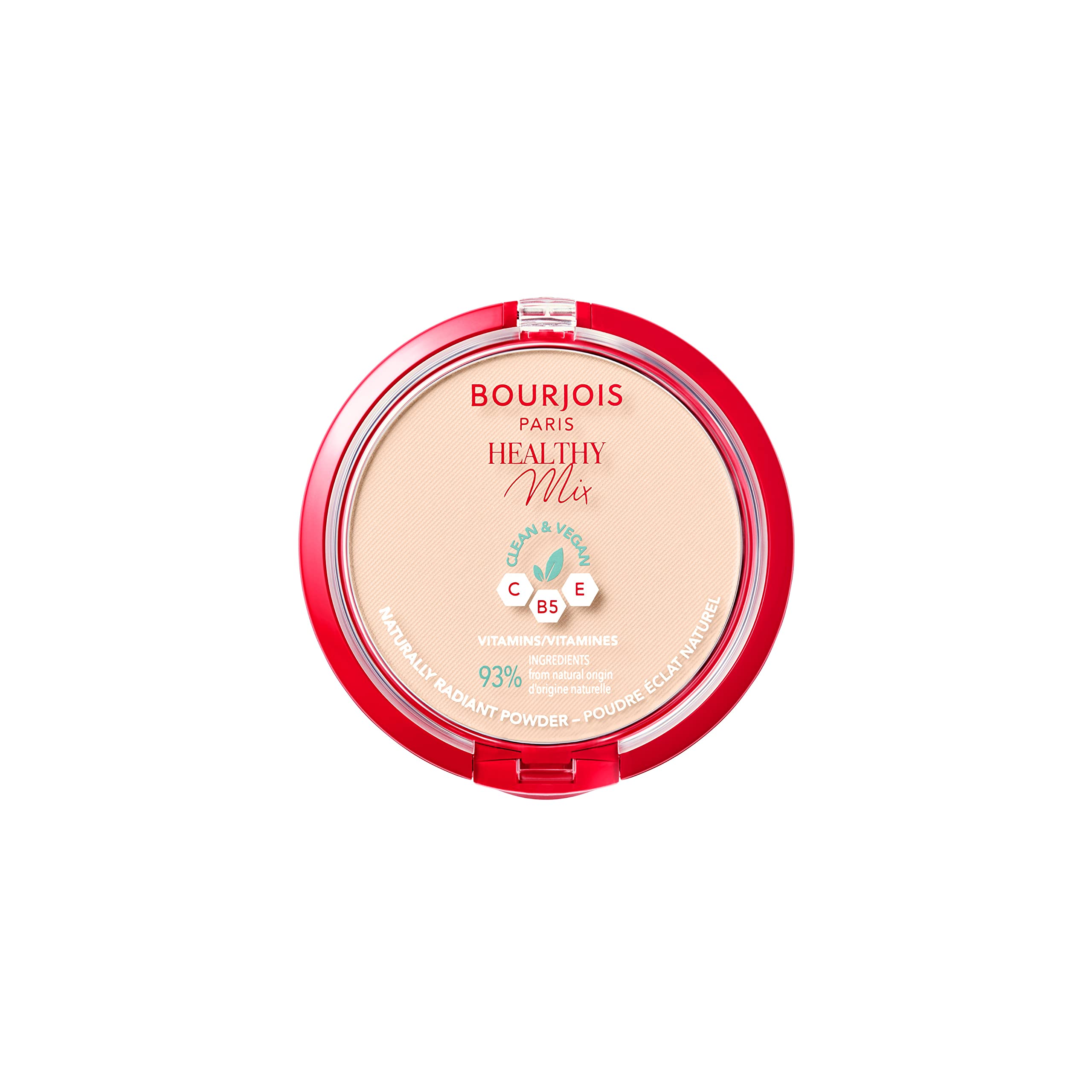 Bourjois Healthy Mix Clean & Vegan Powder Polvo Con Efecto Mate 01 Ivory 10 G-image
