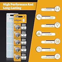 Vista 2 de CR2032 - Batería de litio de 3 V, paquete de 10 pilas de botón 2032 para Apple Airtag, repuesto de batería de llavero para Nissan Toyota, Honda