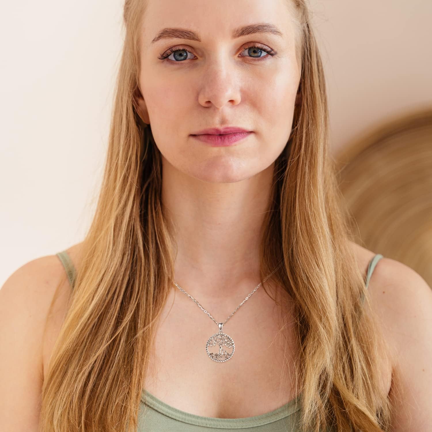 Vito 925 Sterling Silver Tree of Life Necklace for Women, Mother Tree Pendant for Mom Mother Necklace Mother's Day Jewelry Gift for Wife Grandma, 18/22 Inch Chain - Image 4